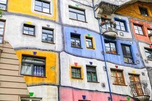 Hundertwasserhaus in Vienna, Austria photo