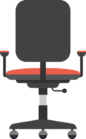 Ilustración de vector de conjunto de silla de escritorio aislado en blanco png