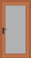 ilustración de vector de puerta de madera aislada png