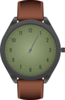 illustrazione vettoriale realistica dell'orologio a mano isolata su sfondo bianco png