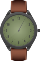 illustration vectorielle de montre à main réaliste isolée sur fond blanc png