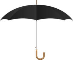 parapluie noir vector illustration isolé png