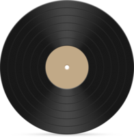 illustration vectorielle de disque vinyle isolée sur fond blanc