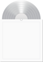 disque vinyle avec illustration vectorielle de couverture isolée