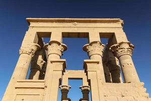 Trajan Kiosk of Philae Temple in Aswan, Egypt photo