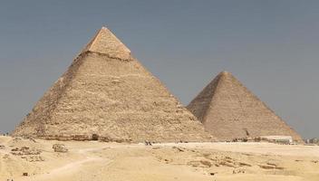 Giza Pyramid Complex in Cairo, Egypt photo