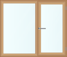 Wooden windows clip art