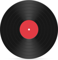 illustration vectorielle de disque vinyle isolée sur fond blanc png