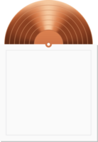 disco in vinile con illustrazione vettoriale di copertina isolata