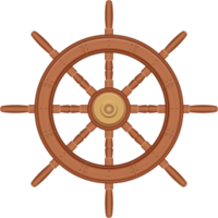 hölzerne Schiffsrad-ClipArt png