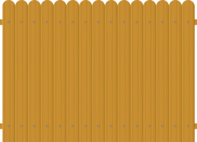 illustrazione vettoriale di recinzione in legno isolato su sfondo bianco png