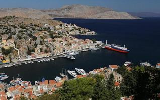 isla symi en grecia foto