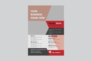 Corporate flyer design templates for free vector