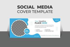 Modern Medical Health Social Media Cover Design Template, Banner Template and Web Banner Template Design for Social Media. vector