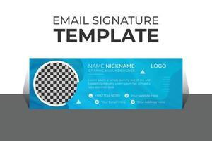 Professional organic business and corporate email signature Template Vector Design and Modern and Minimal Layout.