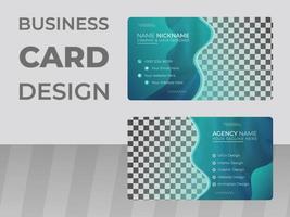 Vector Modern Creative  Business Card Template and name card, horizontal simple clean template vector design, layout.