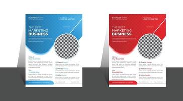 Corporate Business Flyer Design Template in A4. Brochure, Annual Report, Magazine,Poster, Business Presentation, Flyer, Website, Vector file, trend Cover Organic.