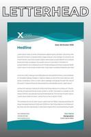 Letterhead Design Template vector