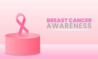fondo de concientización sobre el cáncer de mama vector