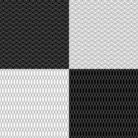 black line seamless geometric diamond shape patterns vector