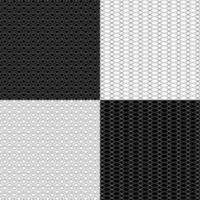 black line seamless geometric vector patterns