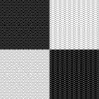 black line seamless geometric vector patterns