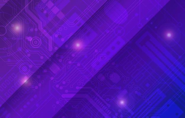 Futuristic Circuit Board Background