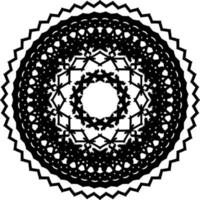 Abstract mandala ornament vector