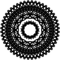 Abstract mandala ornament vector