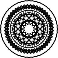 Mandala round ornament vector