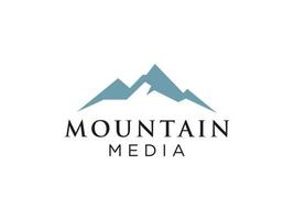 Everest Mountain logo design. Usable for Business and Branding Logos. Flat Vector Logo Design Template Element.