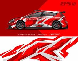 car wrap design modern racing background design for vehicle wrap, racing car, rally, etc vector