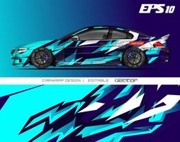 car wrap design modern racing background design for vehicle wrap, racing car, rally, etc vector