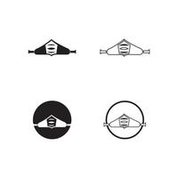 vector mask icon illustration template design