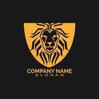Lion Logo Template vector icon illustration design