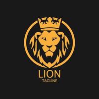 Lion Logo Template vector icon illustration design