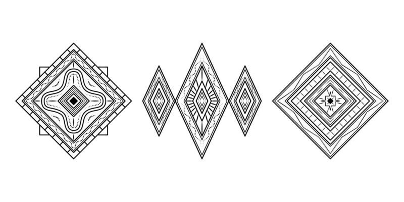 Abstract ornamental with line, detiled, unique and elegant style. suitable for decoration, textile, fabric or background