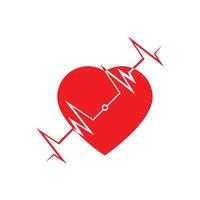 Art design health medical heartbeat pulse icon illustration vector