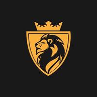 diseño de ilustración de icono de vector de plantilla de logotipo de león