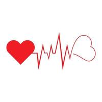 Art design health medical heartbeat pulse icon illustration vector