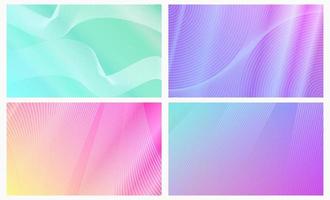 shining gradient background with stripes pattern. abstract, modern and colorful style. white, green purple, pink and blue. suitable for wallpaper, banner, background or flyer vector