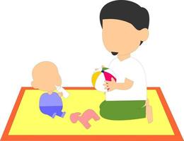 Moslem Parenting Collection vector