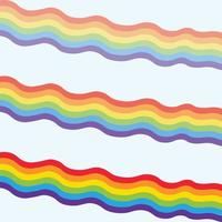 Abstrack Rainbow  Background  vector illustration