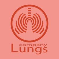 human lungs icon vector illustration design