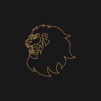 Lion Logo Template vector icon illustration design