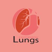 human lungs icon vector illustration design