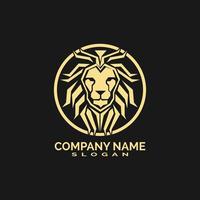 Lion Logo Template vector icon illustration design