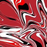 Marble Texture in red, black and white colors. Abstract vector image.