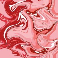 textura de mármol en colores rojo, rosa y blanco. imagen vectorial abstracta. vector