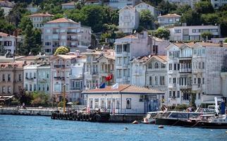 edificios en la ciudad de estambul, turquía foto